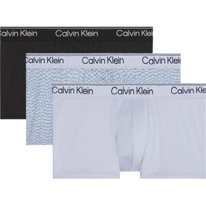 Calvin Klein Boxers Lv00nb09 Trunk 3 Unità Black / Cactus Dot Print Casual Blue S Calvin Klein Boxers Lv00nb09 Trunk 3 Unità Black / Cactus Dot Print Casual Blue S