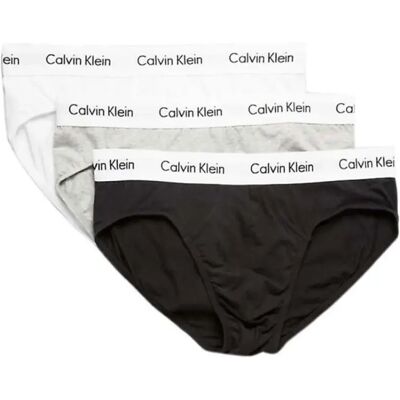 Calvin Klein Slip Cadera 3 Unità Multicolor / White Waistbands M Calvin Klein Slip Cadera 3 Unità Multicolor / White Waistbands M