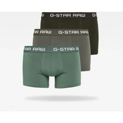 G-star Boxers Classic 3 Unità Grey / Asfalt / Bright June S G-star Boxers Classic 3 Unità Grey / Asfalt / Bright June S