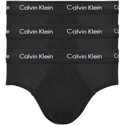 Calvin Klein Slip Cadera 3 Unità Black W. Black Wb L Calvin Klein Slip Cadera 3 Unità Black W. Black Wb L