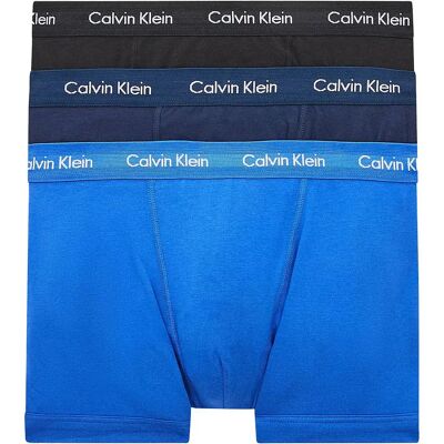 Calvin Klein Boxers 0000u2662g Trunk 3 Unità Navy / Blue / Black S Calvin Klein Boxers 0000u2662g Trunk 3 Unità Navy / Blue / Black S