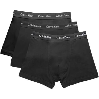 Calvin Klein Boxers 0000u2662g Trunk 3 Unità Black W. Black Wb XS Calvin Klein Boxers 0000u2662g Trunk 3 Unità Black W. Black Wb XS