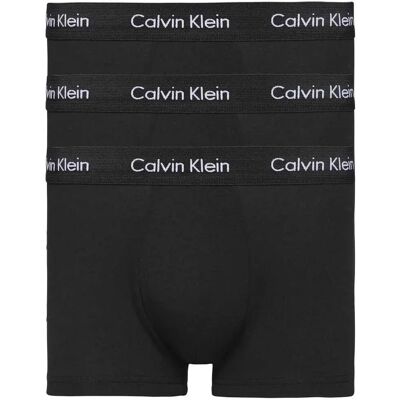 Calvin Klein Boxers 0000u266g Low Rise 3 Unità Black W. Black Wb S Calvin Klein Boxers 0000u266g Low Rise 3 Unità Black W. Black Wb S