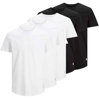 Jack & Jones Maglietta A Maniche Corte Noa Crew 5 Unità Black / Detail White / Black / Regular Fit L Jack & Jones Maglietta A Maniche Corte Noa Crew 5 Unità Black / Detail White / Black / Regular Fit L