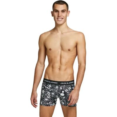 Jack & Jones Boxers Sugar Skull 3 Unità Black / Detail Black / Blazing Yellow M Jack & Jones Boxers Sugar Skull 3 Unità Black / Detail Black / Blazing Yellow M
