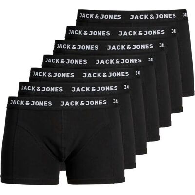 Jack & Jones Boxers Huey 7 Unità Black / Detail Black / Black XL Jack & Jones Boxers Huey 7 Unità Black / Detail Black / Black XL