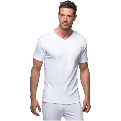 Abanderado Maglietta Intima Tecnica A Maniche Corte Con Scollo A V As00255.001 White L Abanderado Maglietta Intima Tecnica A Maniche Corte Con Scollo A V As00255.001 White L