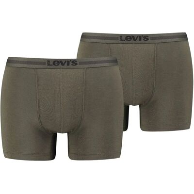 Levi´s Underwear Boxers Tencel 2 Unità Khaki S Levi´s Underwear Boxers Tencel 2 Unità Khaki S