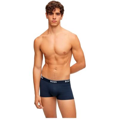 Boss Boxers Power 3 Unità Open Blue S Boss Boxers Power 3 Unità Open Blue S