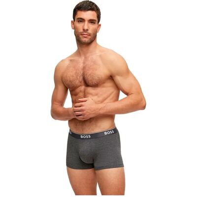 Boss Boxers Power 3 Unità Open Grey M Boss Boxers Power 3 Unità Open Grey M