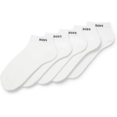 Boss Calzini Corti Uni 102663 01 5 Paia White EU 43-46 Boss Calzini Corti Uni 102663 01 5 Paia White EU 43-46