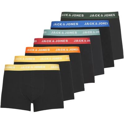 Jack & Jones Boxers Vito Solid 7 Unità Black / Pack Black XL Jack & Jones Boxers Vito Solid 7 Unità Black / Pack Black XL