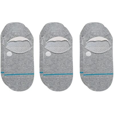 Stance Calzini Invisibili Icon 3 Paia Heather Grey EU 35-37 Stance Calzini Invisibili Icon 3 Paia Heather Grey EU 35-37