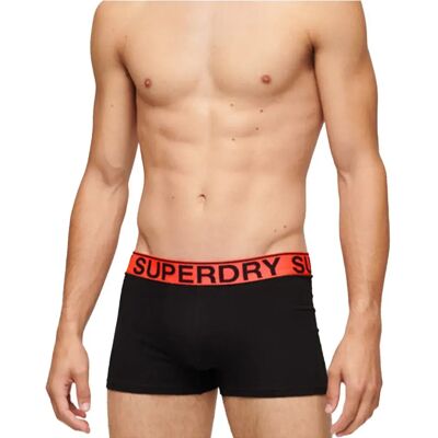 Superdry Boxers Trunk 2 Unità Black S Superdry Boxers Trunk 2 Unità Black S
