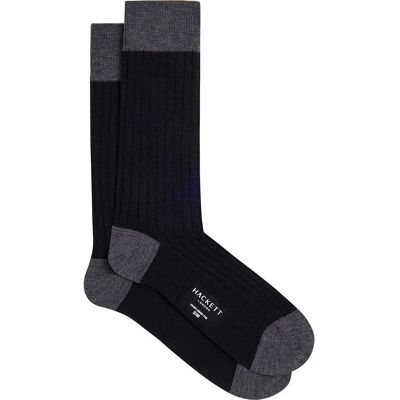 Hackett Calzini Lunghi Merino Black EU 39-42 Hackett Calzini Lunghi Merino Black EU 39-42