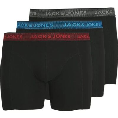 Jack & Jones Boxers 12211666 Trunk Plus Size 3 Unità Asphalt / Pack Hawaian Ocean / Fiery Red 6XL Jack & Jones Boxers 12211666 Trunk Plus Size 3 Unità Asphalt / Pack Hawaian Ocean / Fiery Red 6XL