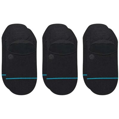 Stance Calzini Invisibili Icon 3 Paia Black EU 43-46 Stance Calzini Invisibili Icon 3 Paia Black EU 43-46