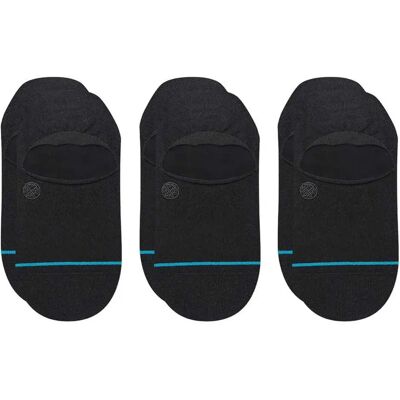 Stance Calzini Invisibili Icon 3 Paia Black EU 38-42 Stance Calzini Invisibili Icon 3 Paia Black EU 38-42