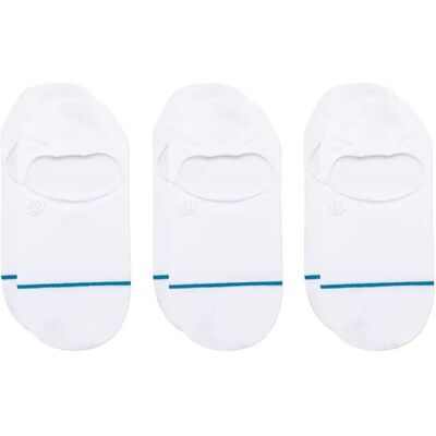 Stance Calzini Invisibili Icon 3 Paia White EU 43-46 Stance Calzini Invisibili Icon 3 Paia White EU 43-46