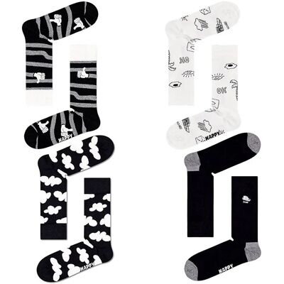Happy Socks Calzini Hs1988 Paia Black / White EU 41-46 Happy Socks Calzini Hs1988 Paia Black / White EU 41-46