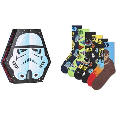 Happy Socks Calzini Star Wars Gift Set 6 Paia Multicolor EU 36-40 Happy Socks Calzini Star Wars Gift Set 6 Paia Multicolor EU 36-40