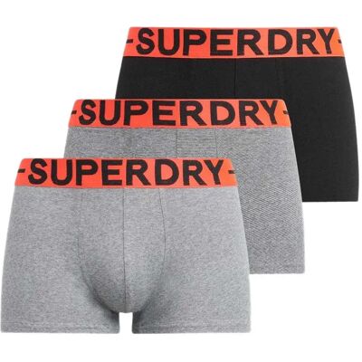 Superdry Boxers M311050b Trunk 3 Unità Ath Grey Feeder/Blk Stripe/Blk S Superdry Boxers M311050b Trunk 3 Unità Ath Grey Feeder/Blk Stripe/Blk S