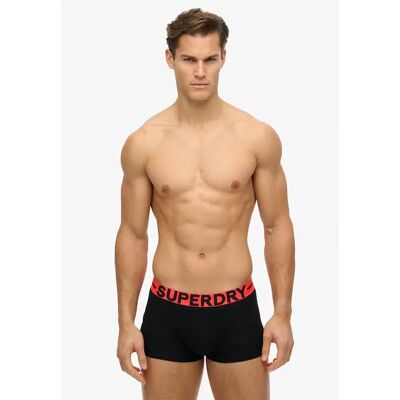 Superdry Boxers M311050b Trunk 3 Unità Black/Orange S Superdry Boxers M311050b Trunk 3 Unità Black/Orange S