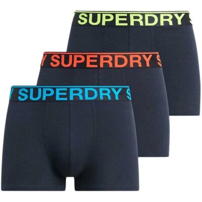 Superdry Boxers M311050b Trunk 3 Unità Eclipse Navy/Neon S Superdry Boxers M311050b Trunk 3 Unità Eclipse Navy/Neon S