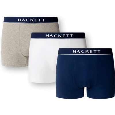 Hackett Boxers Hmu10718 3 Unità Marl Grey M Hackett Boxers Hmu10718 3 Unità Marl Grey M