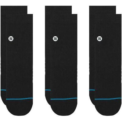 Stance Calzini Corti Icon Quarter 3 Paia Black EU 43-46 Stance Calzini Corti Icon Quarter 3 Paia Black EU 43-46