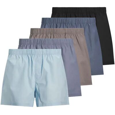Jack & Jones Boxers Milano 5 Unità Chambray Blue / Troposphere / City Skyline / Naval / Black M Jack & Jones Boxers Milano 5 Unità Chambray Blue / Troposphere / City Skyline / Naval / Black M
