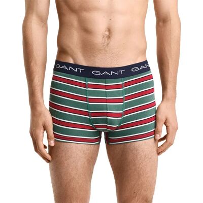 Gant Boxers Rugger Trunk 3 Unità Woody Green S Gant Boxers Rugger Trunk 3 Unità Woody Green S