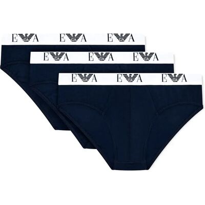 Emporio Armani Slip Em000258_af1131 3 Unità Armani Blue / Armani Blue / Armani Blue L Emporio Armani Slip Em000258_af1131 3 Unità Armani Blue / Armani Blue / Armani Blue L