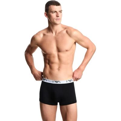 Emporio Armani Boxers Em000259_af1131 3 Unità Black / Black / Black L Emporio Armani Boxers Em000259_af1131 3 Unità Black / Black / Black L