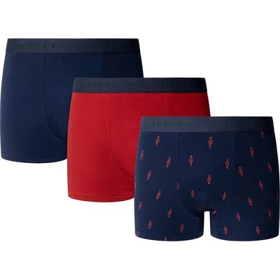 Hackett Boxers Nutcracker 3 Unità Ink Blue S Hackett Boxers Nutcracker 3 Unità Ink Blue S