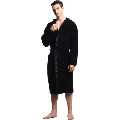 Emporio Armani Vestaglia Sponge Bathrobe Black S Emporio Armani Vestaglia Sponge Bathrobe Black S