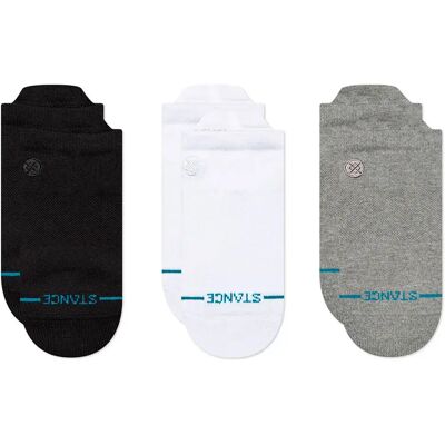 Stance Calzini Icon Low Tab 3 Paia Black EU 38-42 Stance Calzini Icon Low Tab 3 Paia Black EU 38-42