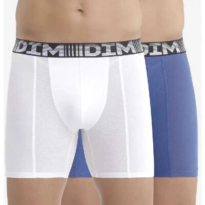 DIM. Boxers D Flex Air Long Blue / White M DIM. Boxers D Flex Air Long Blue / White M