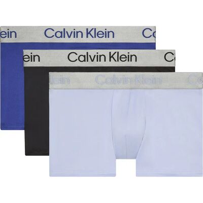 Calvin Klein Boxers Lv00nb269 3 Unità Casual Blue / Black / Mazarine Blue XL Calvin Klein Boxers Lv00nb269 3 Unità Casual Blue / Black / Mazarine Blue XL