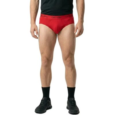 Calvin Klein Slip Lv00nb08 Brief 3 Unità Black / Sleet / Adrenaline Rush L Calvin Klein Slip Lv00nb08 Brief 3 Unità Black / Sleet / Adrenaline Rush L