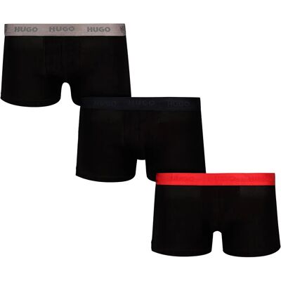 Hugo Boxers 50532611 Trunk Red 3 Unità Black M Hugo Boxers 50532611 Trunk Red 3 Unità Black M