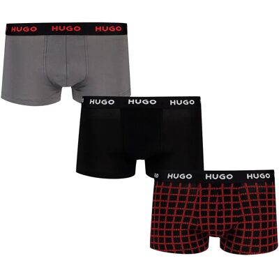 Hugo Boxers Design 10267989 Trunk Red 3 Unità Open Miscellaneous XL Hugo Boxers Design 10267989 Trunk Red 3 Unità Open Miscellaneous XL
