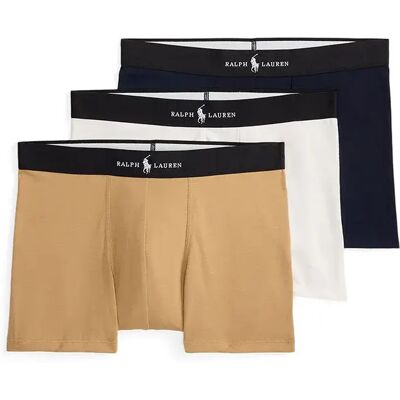 Ralph Lauren Accesorios Boxers 71965507 3 Unità White / Real Khaki / Col Navy 2XL Ralph Lauren Accesorios Boxers 71965507 3 Unità White / Real Khaki / Col Navy 2XL
