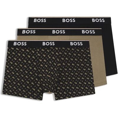 Boss Boxers Power Desig Trunk 1027651 3 Unità Open Brown M Boss Boxers Power Desig Trunk 1027651 3 Unità Open Brown M