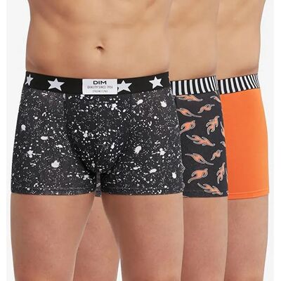 DIM. Paris Boxers Ad00c6d Vibes Cotton Patterned 3 Unità Cloud Blue / Black / Cotillion 6 DIM. Paris Boxers Ad00c6d Vibes Cotton Patterned 3 Unità Cloud Blue / Black / Cotillion 6