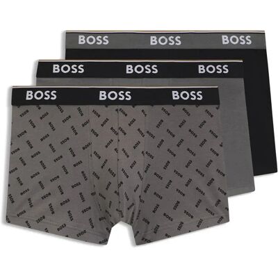 Boss Boxers Power Desig Trunk 1027651 3 Unità Open Grey S Boss Boxers Power Desig Trunk 1027651 3 Unità Open Grey S