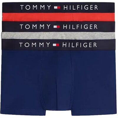 Tommy Hilfiger Boxers Um0um03900 Trunk 3 Unità Dark Ash / Prp Navy / Tr Rd M Tommy Hilfiger Boxers Um0um03900 Trunk 3 Unità Dark Ash / Prp Navy / Tr Rd M