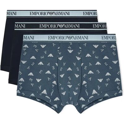 Emporio Armani Boxers Em000370_af20669 Trunk 3 Unità Ar.Bl / Or-Sk Prt / Ar.B S Emporio Armani Boxers Em000370_af20669 Trunk 3 Unità Ar.Bl / Or-Sk Prt / Ar.B S