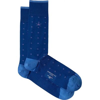 Hackett Calzini H Print Electric Blue EU 43-46 Hackett Calzini H Print Electric Blue EU 43-46