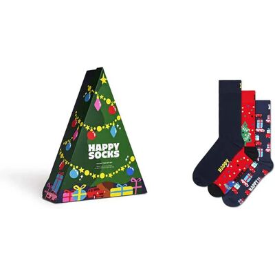 Happy Socks Calzini Crew Holiday Tree Gift Set 3 Paia Multicolor EU 41-46 Happy Socks Calzini Crew Holiday Tree Gift Set 3 Paia Multicolor EU 41-46